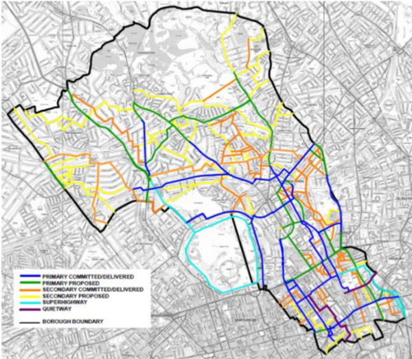 The photo for Camden Draft Cycling Action Plan.